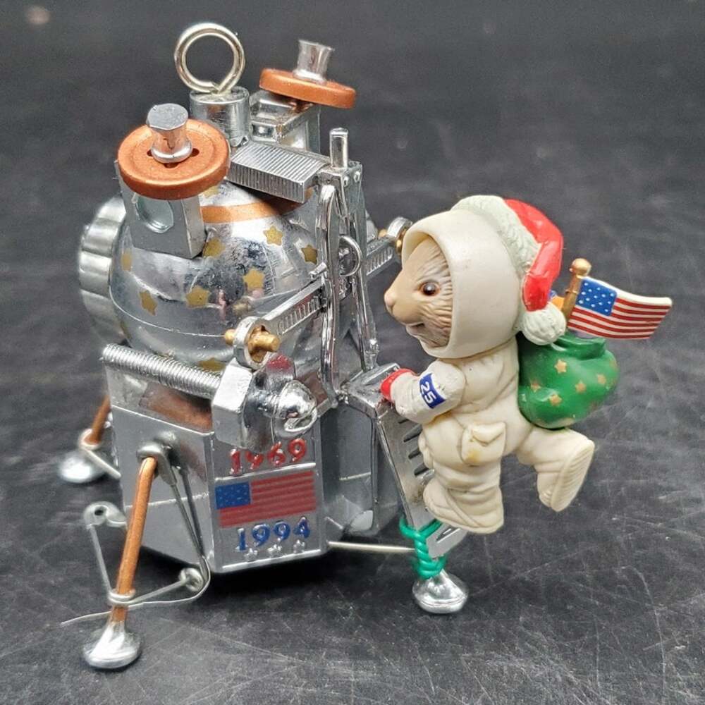 Enesco Treasury of Christmas Ornaments One Small Step Apollo 11 1994 NIB